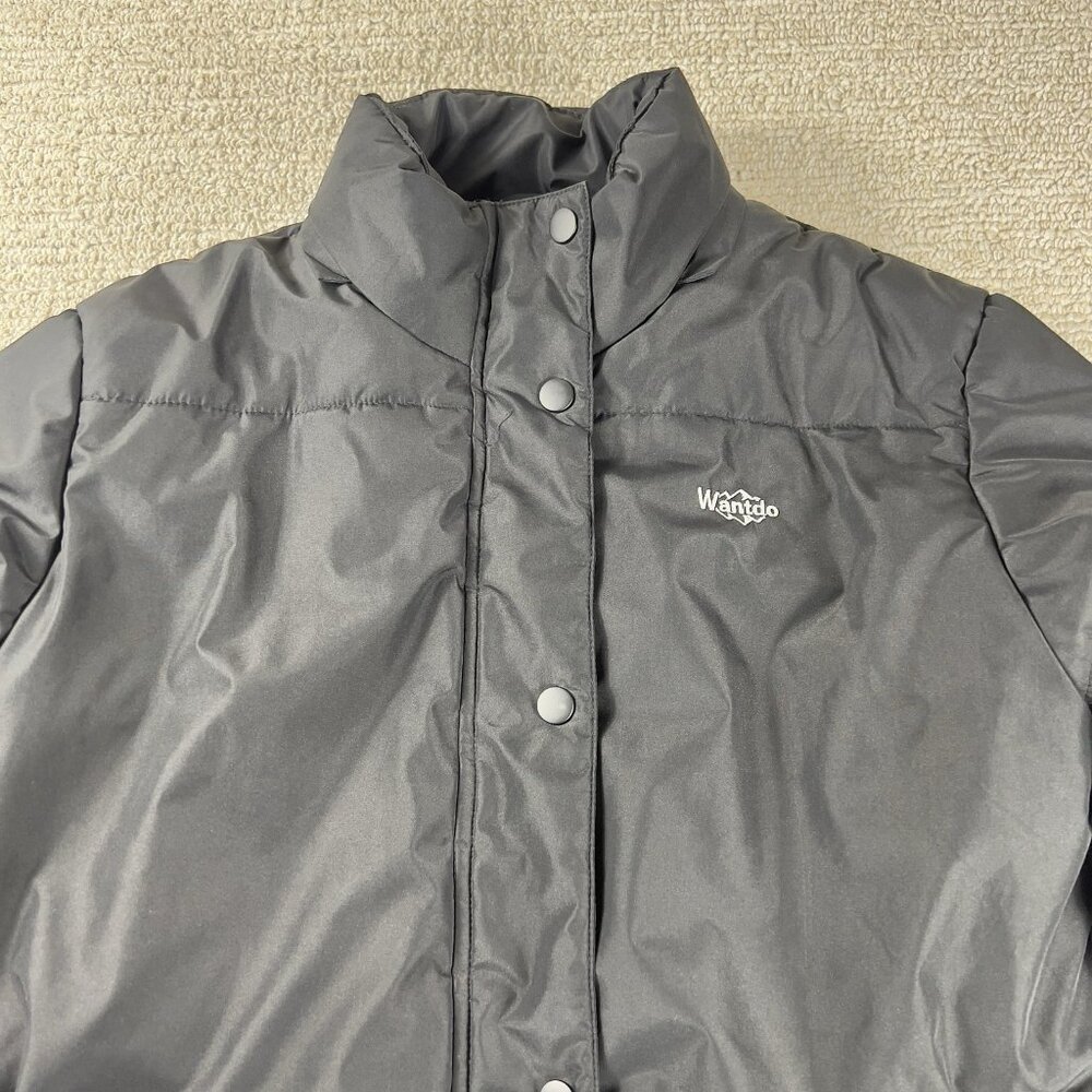 Wantdo Lined Puffer Jacket Black Girls Size 14-16 - Picture 2 of 8